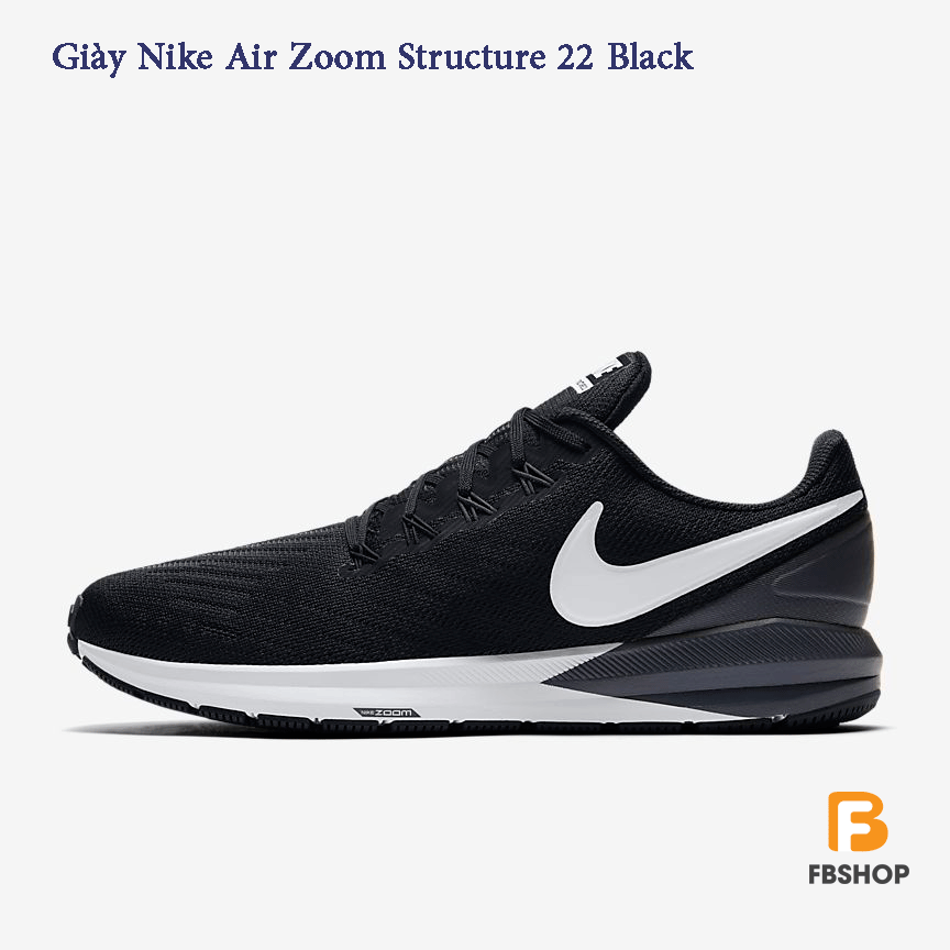 Giày Nike Air Zoom Structure 22 Black