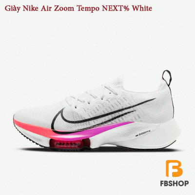 Giày Nike Air Zoom Tempo NEXT% White