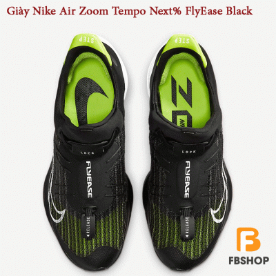 Giày Nike Air Zoom Tempo Next% FlyEase Black