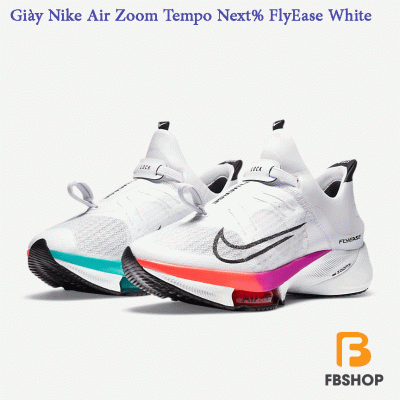 Giày Nike Air Zoom Tempo Next% FlyEase White