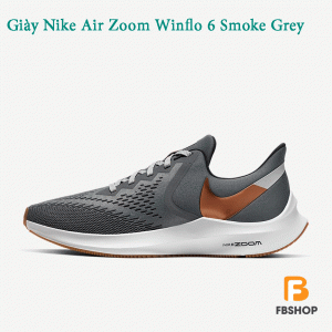 Giày Nike Air Zoom Winflo 6 Smoke Grey | Tốc Độ Bất Ngờ