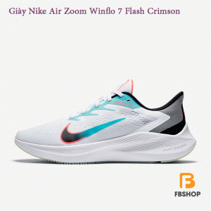 Giày Nike Air Zoom Winflo 7 Flash Crimson | Khoảng Cách An Toàn