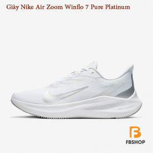 Giày Nike Air Zoom Winflo 7 Pure Platinum | Khoảng Cách An Toàn