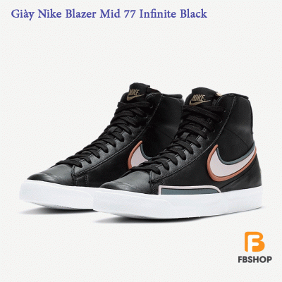 Giày Nike Blazer Mid 77 Infinite Black