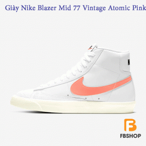Giày Nike Blazer Mid 77 Vintage Atomic Pink | Tạo Phong Cách Cổ Điển