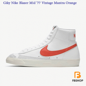 Giày Nike Blazer Mid '77 Vintage Mantra Orange | Phong Cách Cổ Điển