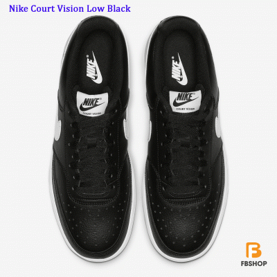 Giày Nike Court Vision Low Black