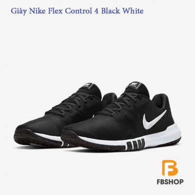 Giày Nike Flex Control 4 Black White Giày Nike Flex Control 4 Black White