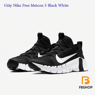 Giày Nike Free Metcon 3 Black White