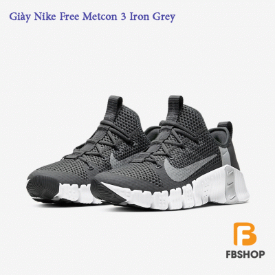 Giày Nike Free Metcon 3 Iron Grey