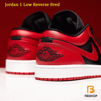 Giày Nike Jordan 1 Low Reverse Bred
