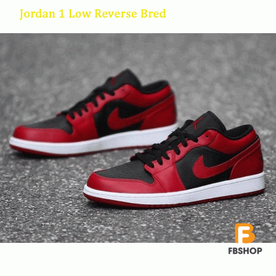 Giày Nike Jordan 1 Low Reverse Bred