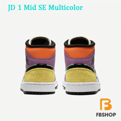 Giày Nike Jordan 1 Mid SE Multicolor