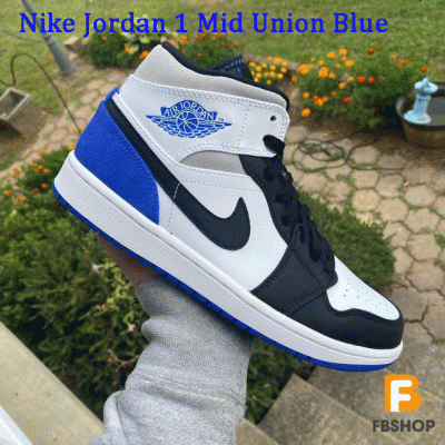 Giày Nike Jordan 1 Mid Union Blue
