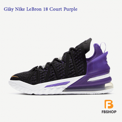 Giày Nike LeBron 18 Court Purple
