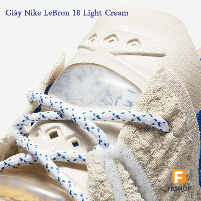 Giày Nike LeBron 18 Light Cream