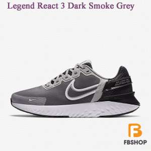 Giày Nike Legend React 3 Dark Smoke Grey | Đảm Bảo Mọi Chuyến Đi