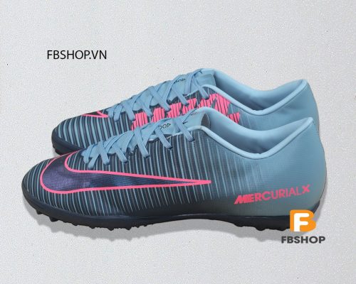 Giày Nike Mercurial X xanh hồng