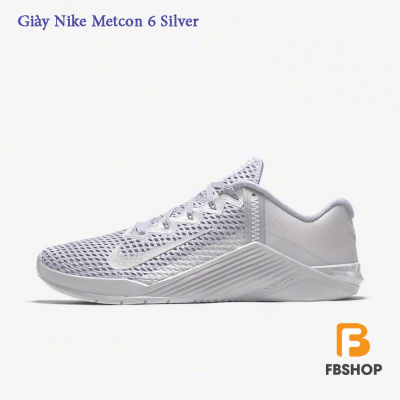 Giày Nike Metcon 6 Silver