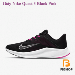 Giày Nike Quest 3 Black Pink | Tạo Nên Những Bước Chạy Như Bay