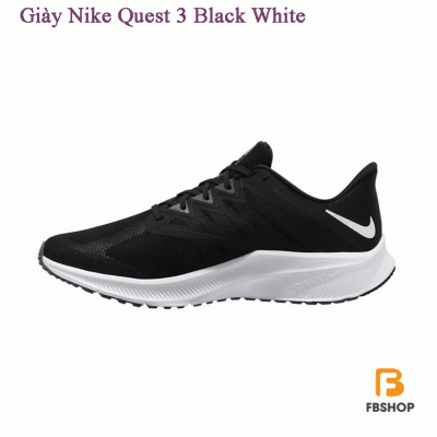 Giày Nike Quest 3 Black White