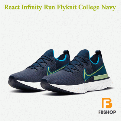 Giày Nike React Infinity Run Flyknit College Navy