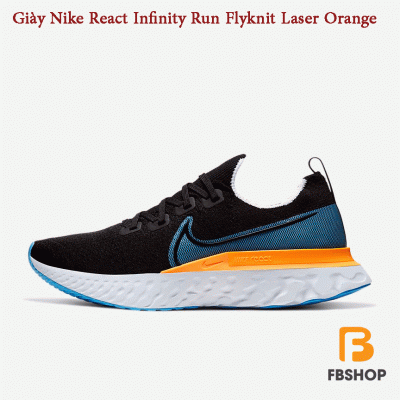 Giày Nike React Infinity Run Flyknit Laser Orange