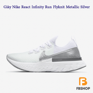 Giày Nike React Infinity Run Flyknit Metallic Silver | Đáng Thử Nghiệm