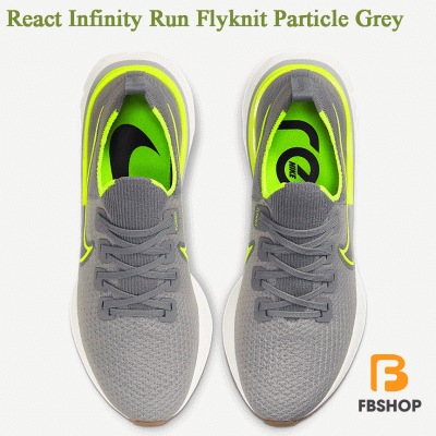 Giày Nike React Infinity Run Flyknit Particle Grey