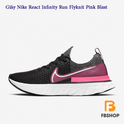 Giày Nike React Infinity Run Flyknit Pink Blast