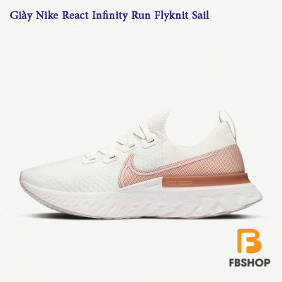 Giày Nike React Infinity Run Flyknit Sail 