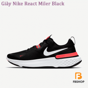 Giày Nike React Miler Black | Bước Đệm Tới Tương Lai