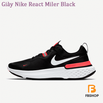 Giày Nike React Miler Black