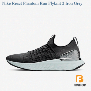 Giày Nike React Phantom Run Flyknit 2 Iron Grey | Vừa In Với Chân Bạn