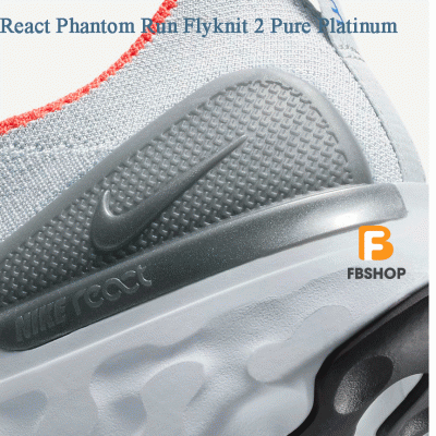 Giày Nike React Phantom Run Flyknit 2 Pure Platinum