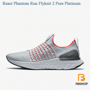 Giày Nike React Phantom Run Flyknit 2 Pure Platinum | Vừa In Với Chân Bạn