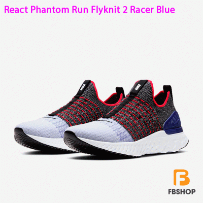 Giày Nike React Phantom Run Flyknit 2 Racer Blue