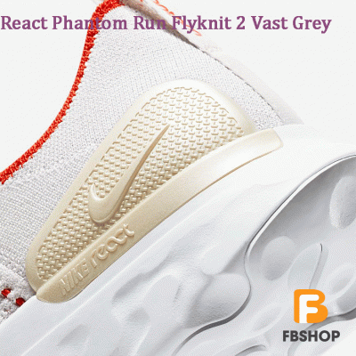 Giày Nike React Phantom Run Flyknit 2 Vast Grey