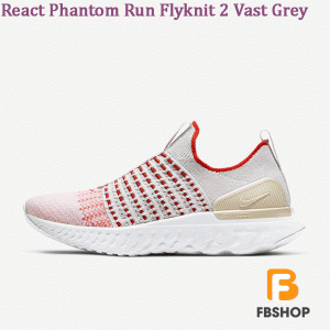 Giày Nike React Phantom Run Flyknit 2 Vast Grey | Vừa In Với Chân Bạn