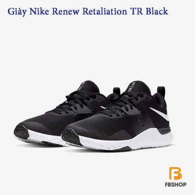 Giày Nike Renew Retaliation TR Black
