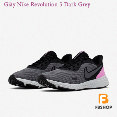 Giày Nike Revolution 5 Dark Grey 