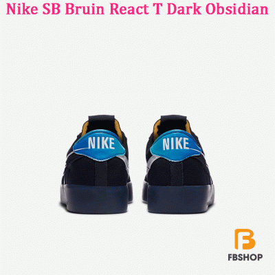 Giày Nike SB Bruin React T Dark Obsidian