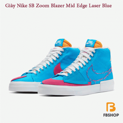 Giày Nike SB Zoom Blazer Mid Edge Laser Blue
