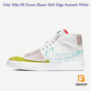 Giày Nike SB Zoom Blazer Mid Edge Summit White | Một Phần Của Bạn