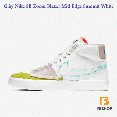 Giày Nike SB Zoom Blazer Mid Edge Summit White