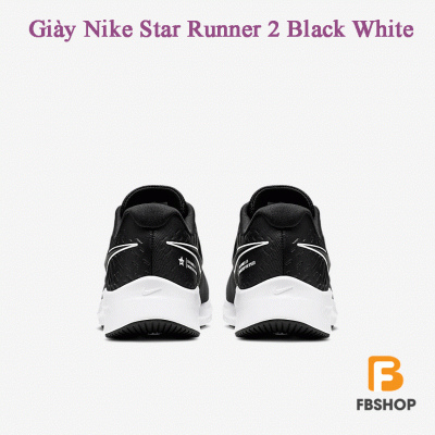 Giày Nike Star Runner 2 Black White