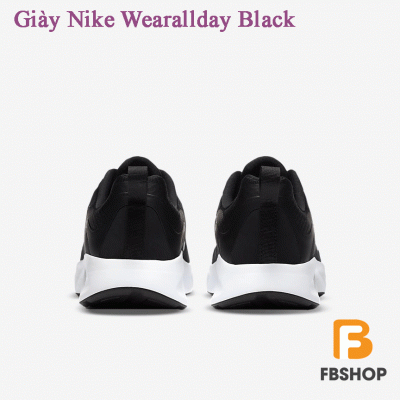 Giày Nike Wearallday Black 
