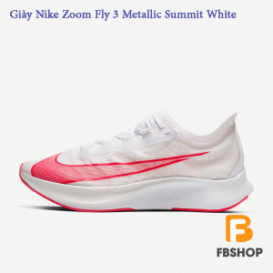 Giày Nike Zoom Fly 3 Metallic Summit White | Truyền Sức Chạy Cho Bạn