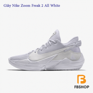 Giày Nike Zoom Freak 2 All White | Cá Tính Đầy Linh Hoạt