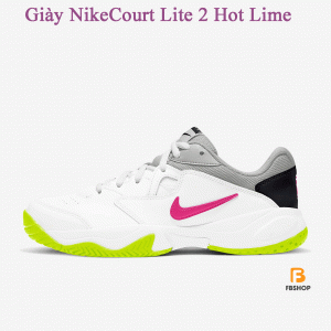 Giày NikeCourt Lite 2 Hot Lime | Tiếp Nối Thế Hệ Bền Vững